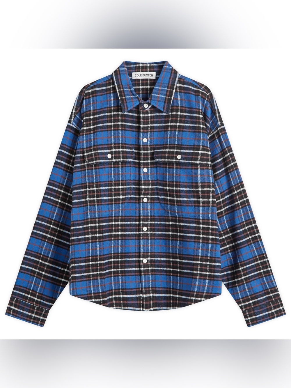 End COLE BUXTON AW24 FLANNEL CHECK SHIRT